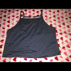 Blue & White Striped Camisole